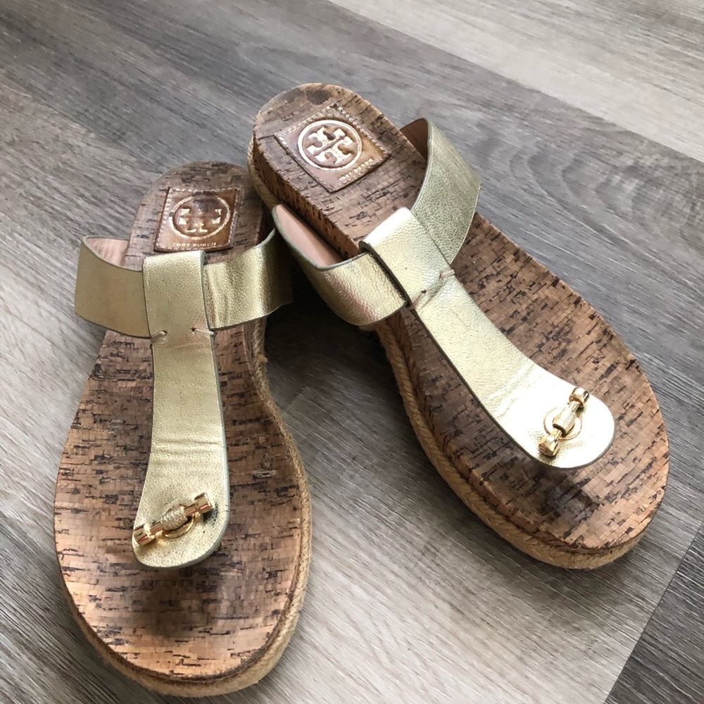 Tory Burch Leather Thong Sandals